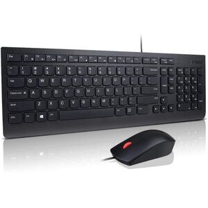 New Lenovo Combo Black Computer Keyboard & Mouse - US English
